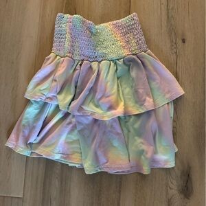 PixieLane Pastel Tie-Dye Skirt